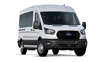 Furgoneta blanca de transporte de pasajeros – tarifa taxi Málaga