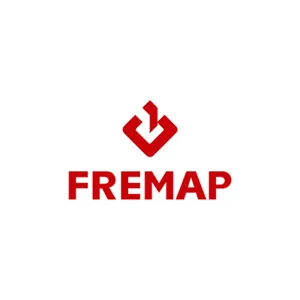 Logotipo FREMAP en color rojo - tarifa taxi Málaga