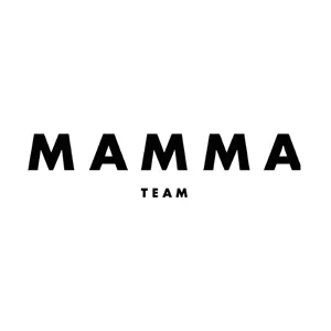 Logotipo MAMMA TEAM en color negro - tarifa taxi Málaga