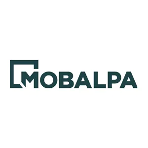 Logotipo MOBALPA en color azul - tarifa taxi Málaga
