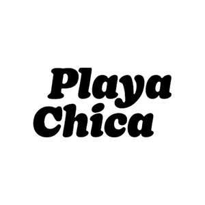 Logotipo PLAYA CHICA en color negro - tarifa taxi Málaga