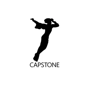 Logotipo CAPSTONE en color negro - tarifa taxi Málaga