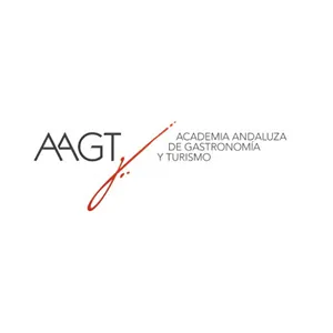 Logotipo AAGT en colores negros y rojos - tarifa taxi Málaga