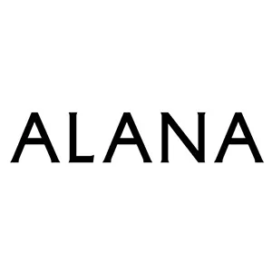 Logotipo de la empresa ALANA PRODUCTION en color negro- tarifa taxi Málaga